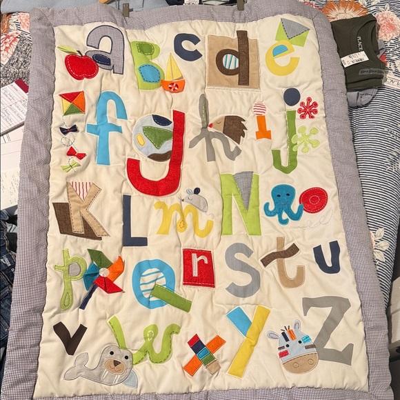 Nojo Other - Colorful Alphabet Kids Quilt Measurements 33 x 42 inches